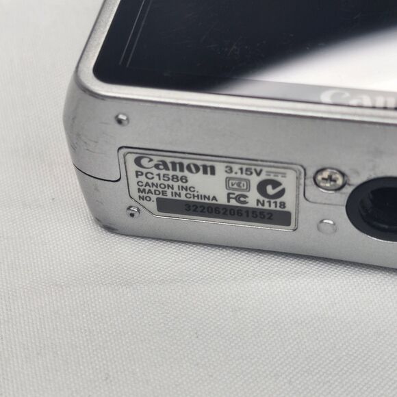 Canon PowerShot A1200 HD 12.1MP Digital Camera Silver Works W/ Pelican 1120 Case - Picture 6 of 15